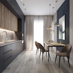 Кварцвиниловый SPC ламинат AlixFloor City Line Дуб Кенийский Светло-Коричневый АLX1065-8 1220×183×5