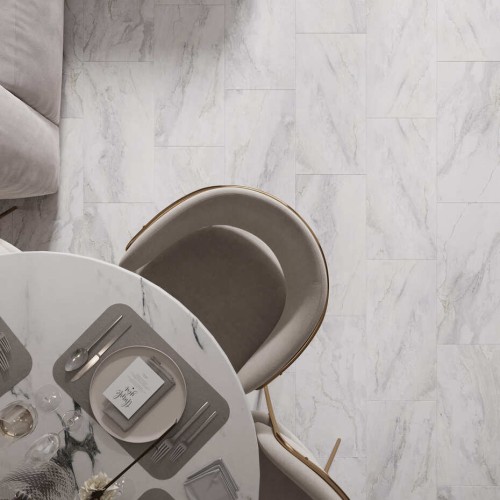 Кварцвиниловый SPC ламинат AlixFloor Stone Line Мрамор Натуральный ALX6309-1 610×305×4