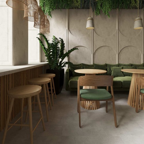 Кварцвиниловый SPC ламинат AlixFloor Stone Line Камень Светло-серый ALX6023-12 610×305×4