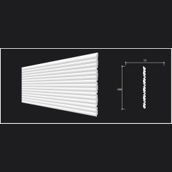 Стеновая панель под покраску Decor-Dizayn DD933 3000×150×9,7