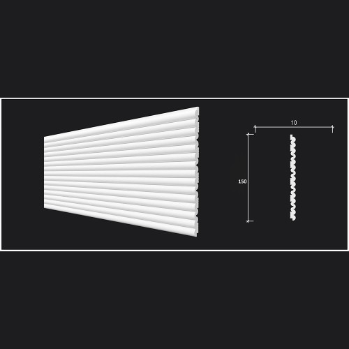 Стеновая панель под покраску Decor-Dizayn DD933 3000×150×9,7