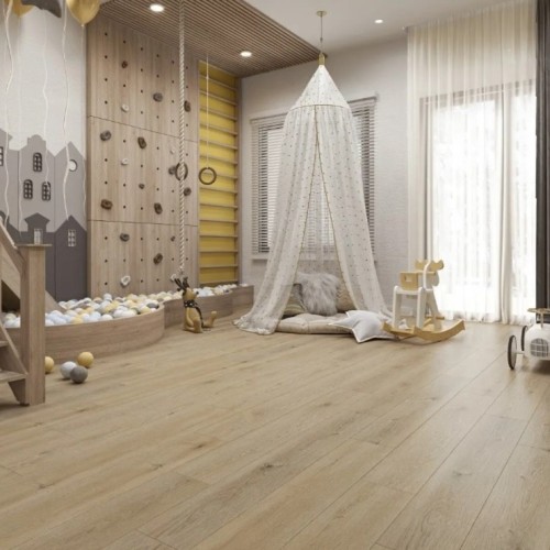 Кварцвиниловая плитка Alpine Floor клеевая Ultra Дуб Миндальный ЕСО 5-27 1219,2×184,15×2