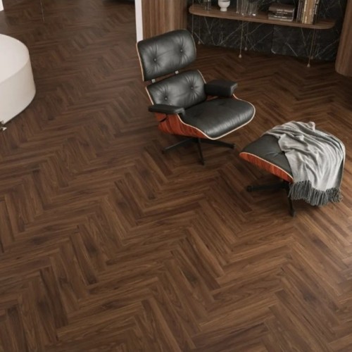 Ламинат Alpine Floor Herringbone 10 Орех Трентино LF107-12 венгерская елка 600×100×10