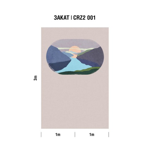 Панно Luna Круиз Путешествие в интерьере Закат CRZ2 001 3×2