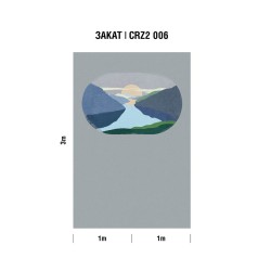 Панно Luna Круиз Путешествие в интерьере Закат CRZ2 006 3×2