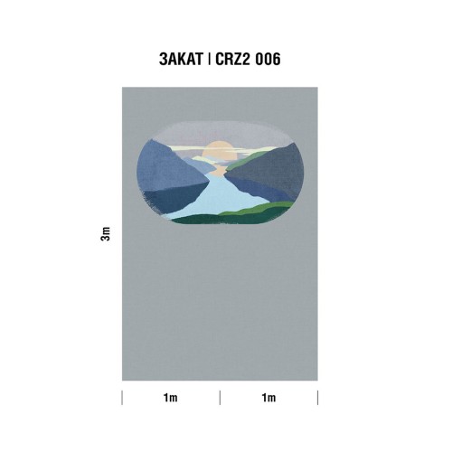 Панно Luna Круиз Путешествие в интерьере Закат CRZ2 006 3×2