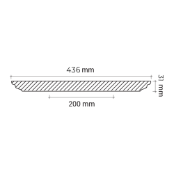 Потолочная розетка под покраску Европласт 1.56.004 43,6 см