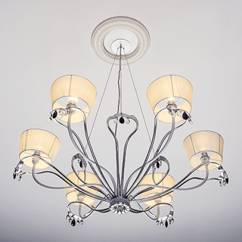 Потолочная розетка под покраску Европласт 1.56.006 33 см