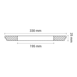 Потолочная розетка под покраску Европласт 1.56.006 33 см