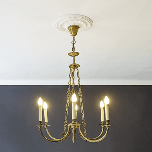 Потолочная розетка под покраску Европласт 1.56.007 40 см