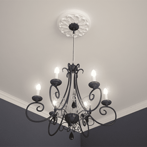 Потолочная розетка под покраску Европласт 1.56.010 19,3 см