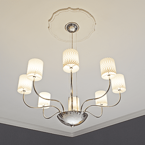 Потолочная розетка под покраску Европласт 1.56.016 48 см