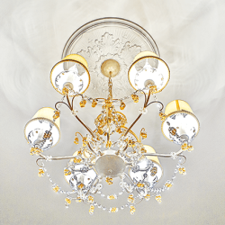 Потолочная розетка под покраску Европласт 1.56.022 52,3 см