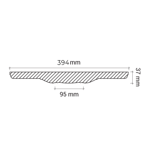 Потолочная розетка под покраску Европласт 1.56.030 39,4 см