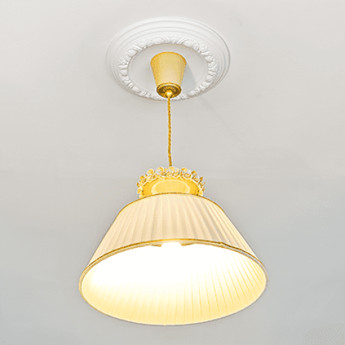 Потолочная розетка под покраску Европласт 1.56.032 31,9 см