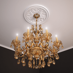 Потолочная розетка под покраску Европласт 1.56.034 51 см