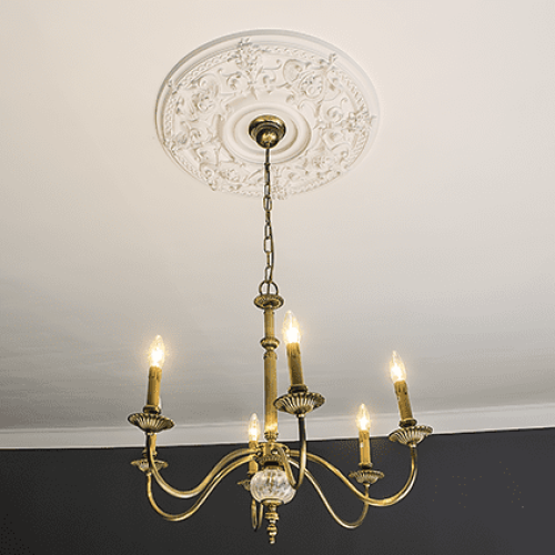 Потолочная розетка под покраску Европласт 1.56.040 70,5 см