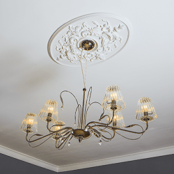 Потолочная розетка под покраску Европласт 1.56.041 78,5×54,4 см