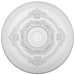 Потолочная розетка под покраску Европласт 1.56.049 34,4 см