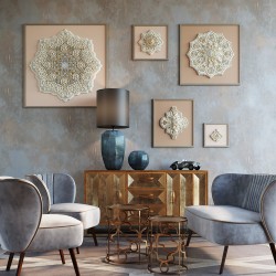 Потолочная розетка под покраску Европласт 1.56.501 31,9 см