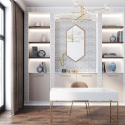 Потолочная розетка под покраску Европласт 1.56.501 31,9 см