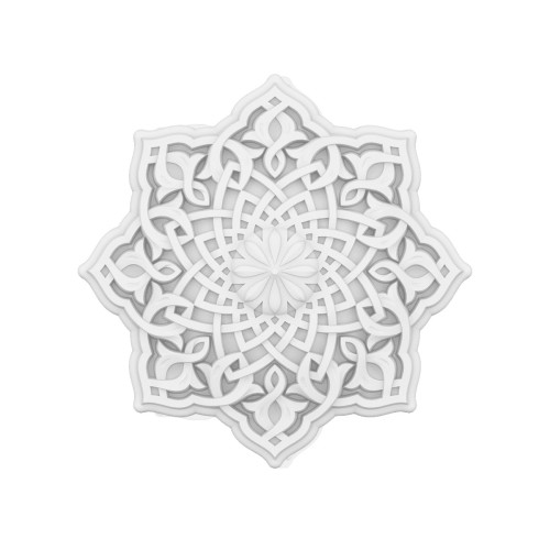 Потолочная розетка под покраску Европласт 1.56.501 31,9 см