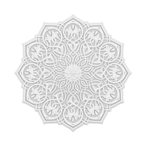 Потолочная розетка под покраску Европласт 1.56.502 59,6 см