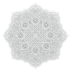 Потолочная розетка под покраску Европласт 1.56.503 91,2 см