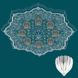 Потолочная розетка под покраску Европласт 1.56.503 91,2 см