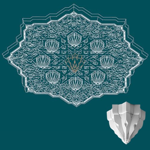 Потолочная розетка под покраску Европласт 1.56.503 91,2 см Потолочная розетка под покраску Европласт 1.56.503 91,2 см