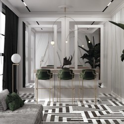 Потолочная розетка под покраску Европласт 1.56.702 47,8 см