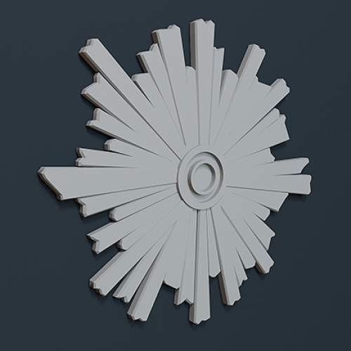 Потолочная розетка под покраску Европласт 1.56.803 45 см