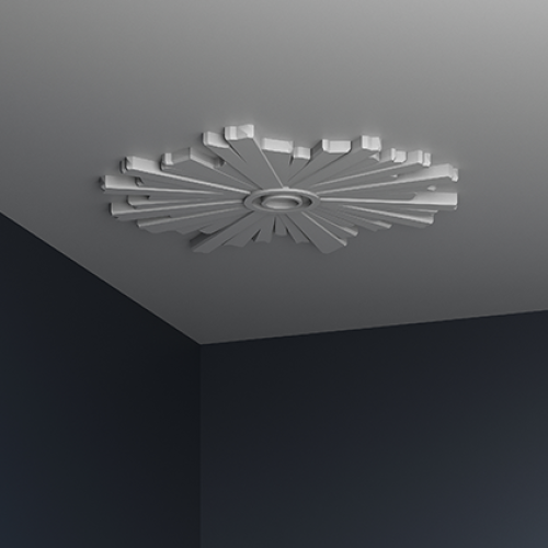 Потолочная розетка под покраску Европласт 1.56.803 45 см