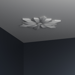 Потолочная розетка под покраску Европласт 1.56.805 38 см