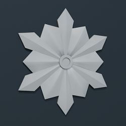 Потолочная розетка под покраску Европласт 1.56.806 76 см