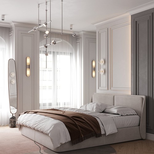 Потолочный плинтус под покраску Европласт 6.50.108 2000×115×118