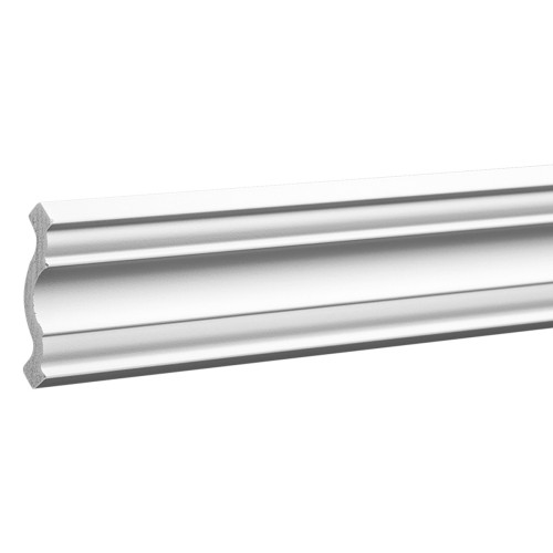 Потолочный плинтус под покраску Европласт 6.50.115 2000×46×49