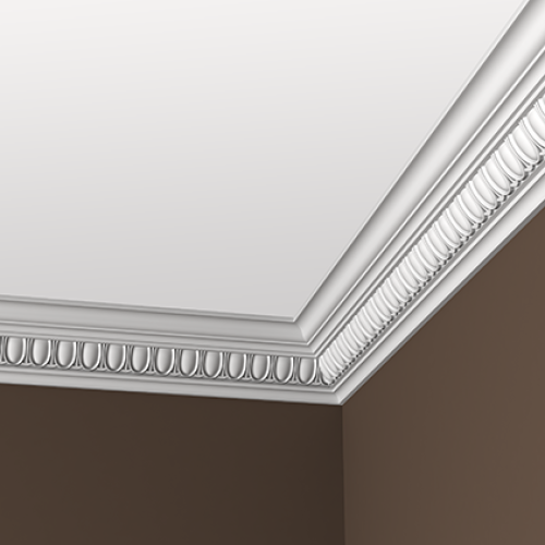 Потолочный плинтус под покраску Европласт 1.50.116 2000×99×100