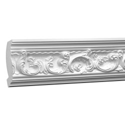 Потолочный плинтус под покраску Европласт 1.50.124 2000×55×115