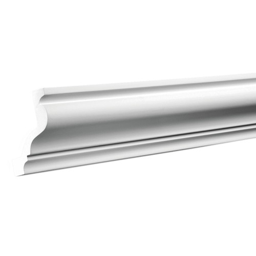 Потолочный плинтус под покраску Европласт 1.50.129 2000×74×85