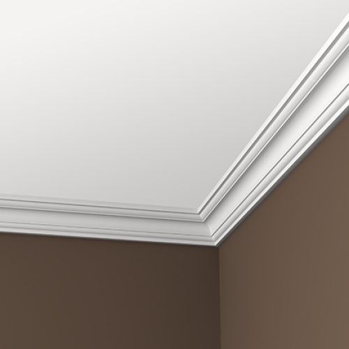 Потолочный плинтус под покраску Европласт 1.50.141 2000×68×72