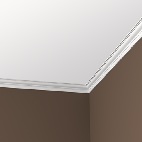 Потолочный плинтус под покраску Европласт 1.50.171 2000×30×45