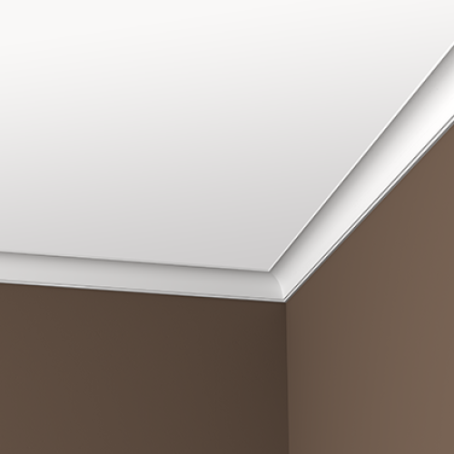 Потолочный плинтус под покраску Европласт 1.50.172 2000×48×47