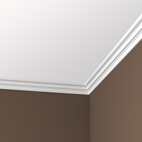 Потолочный плинтус под покраску Европласт 1.50.173 2000×40×55