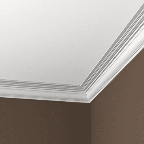 Потолочный плинтус под покраску Европласт 1.50.179 2000×81×78