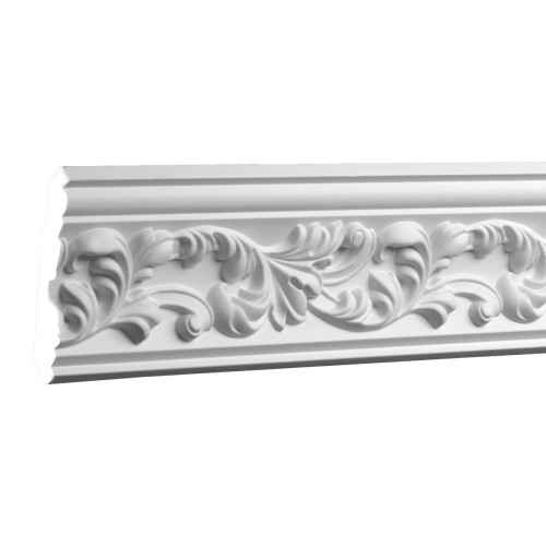 Потолочный плинтус под покраску Европласт 1.50.189 2000×72×70