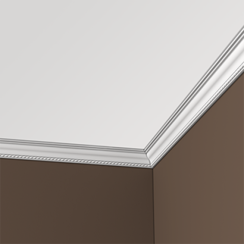 Потолочный плинтус под покраску Европласт 1.50.194 2000×50×50