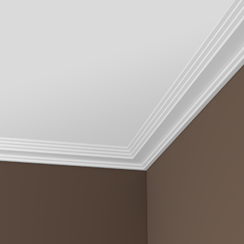 Потолочный плинтус под покраску Европласт 1.50.276 2000×100×60