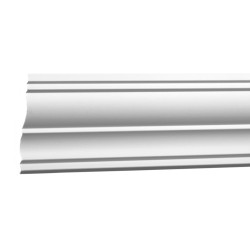 Потолочный плинтус под покраску Европласт 1.50.288 2000×54×59