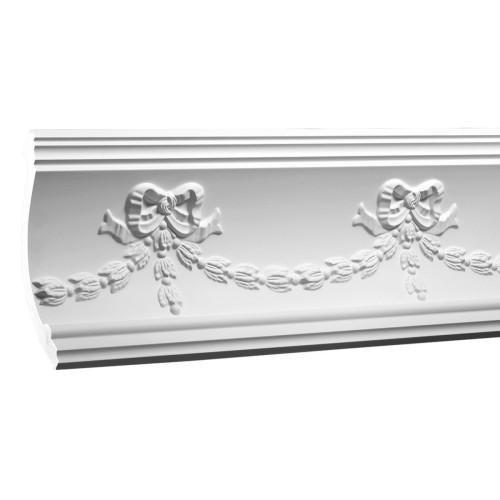 Потолочный плинтус под покраску Европласт 1.50.120 2000×112×142